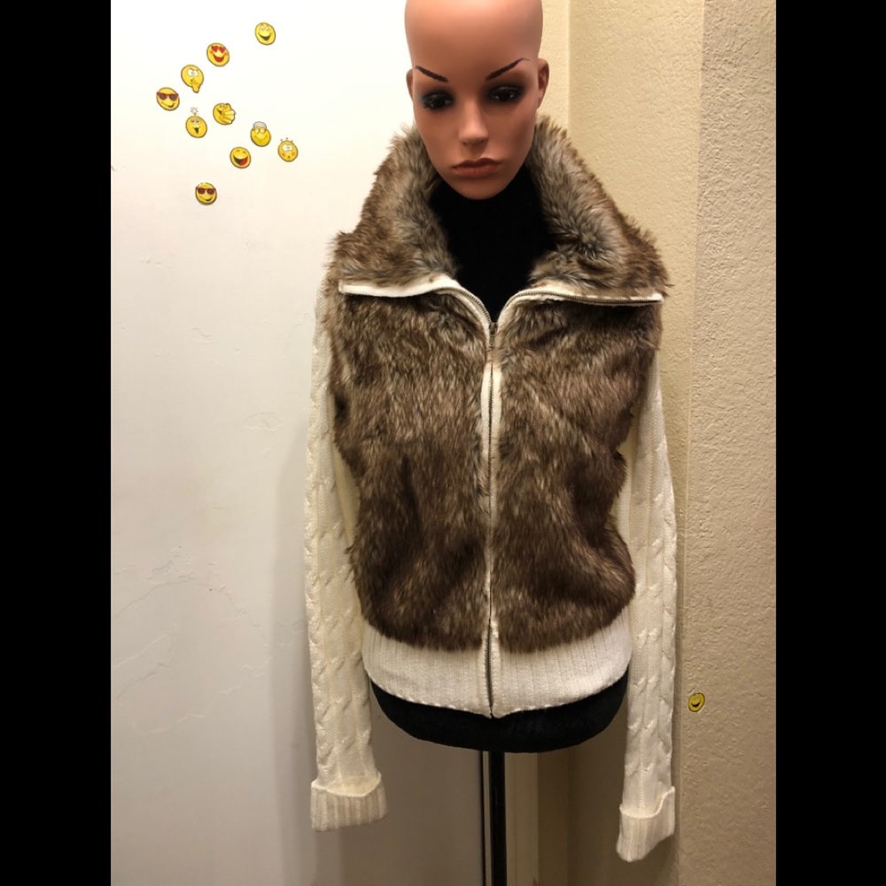 New Faux Fur Winter Sweater Vest!!!